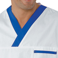 Colore BIANCO + BLU CINA 045206